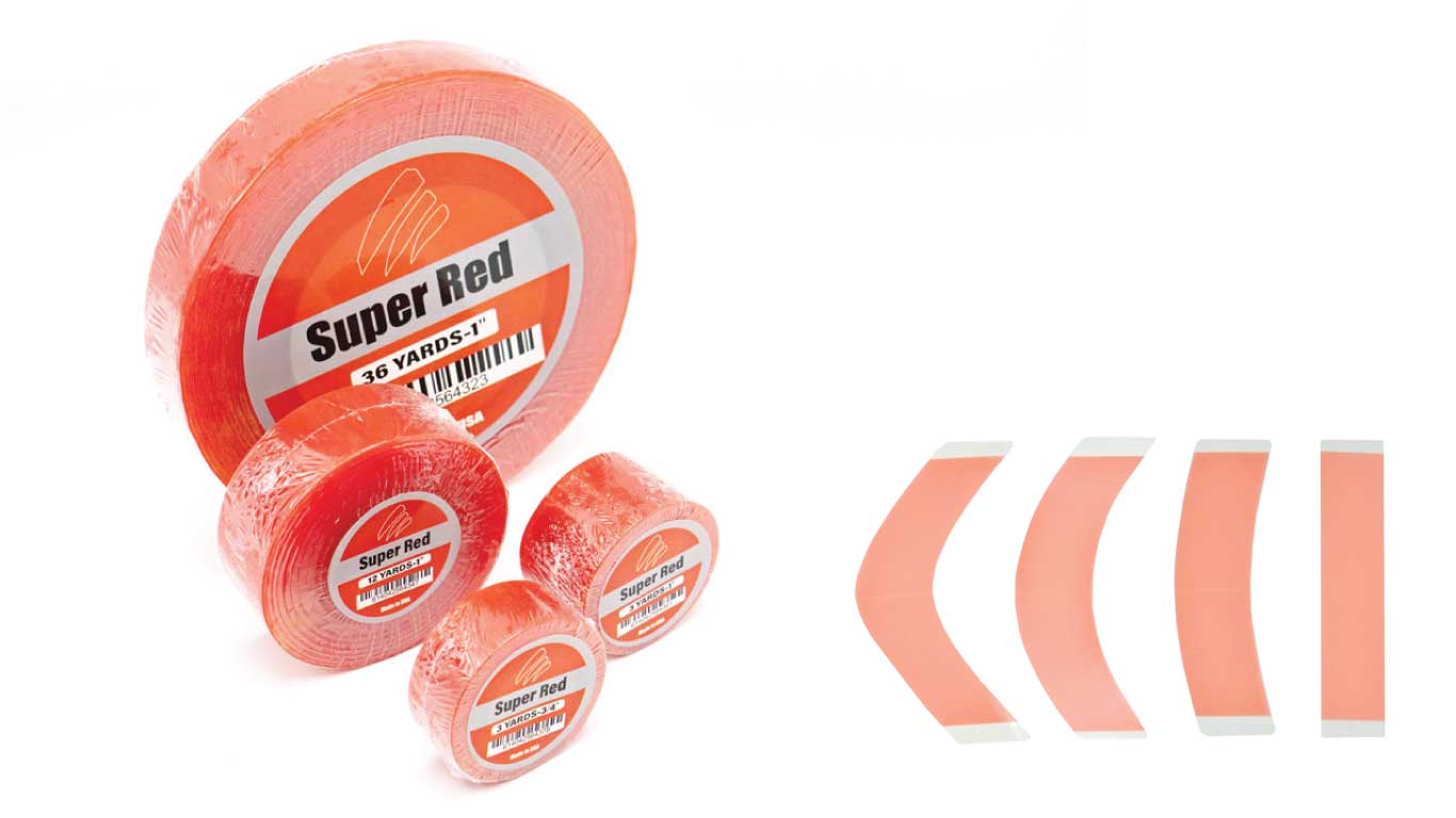 Super red liner tape para protesis capilar